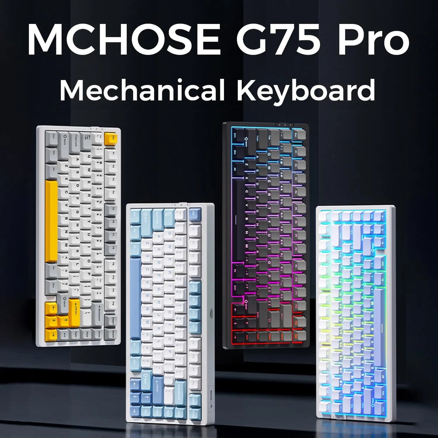 MCHOSE G75 Pro Wireless Mechanical Keyboard 75%