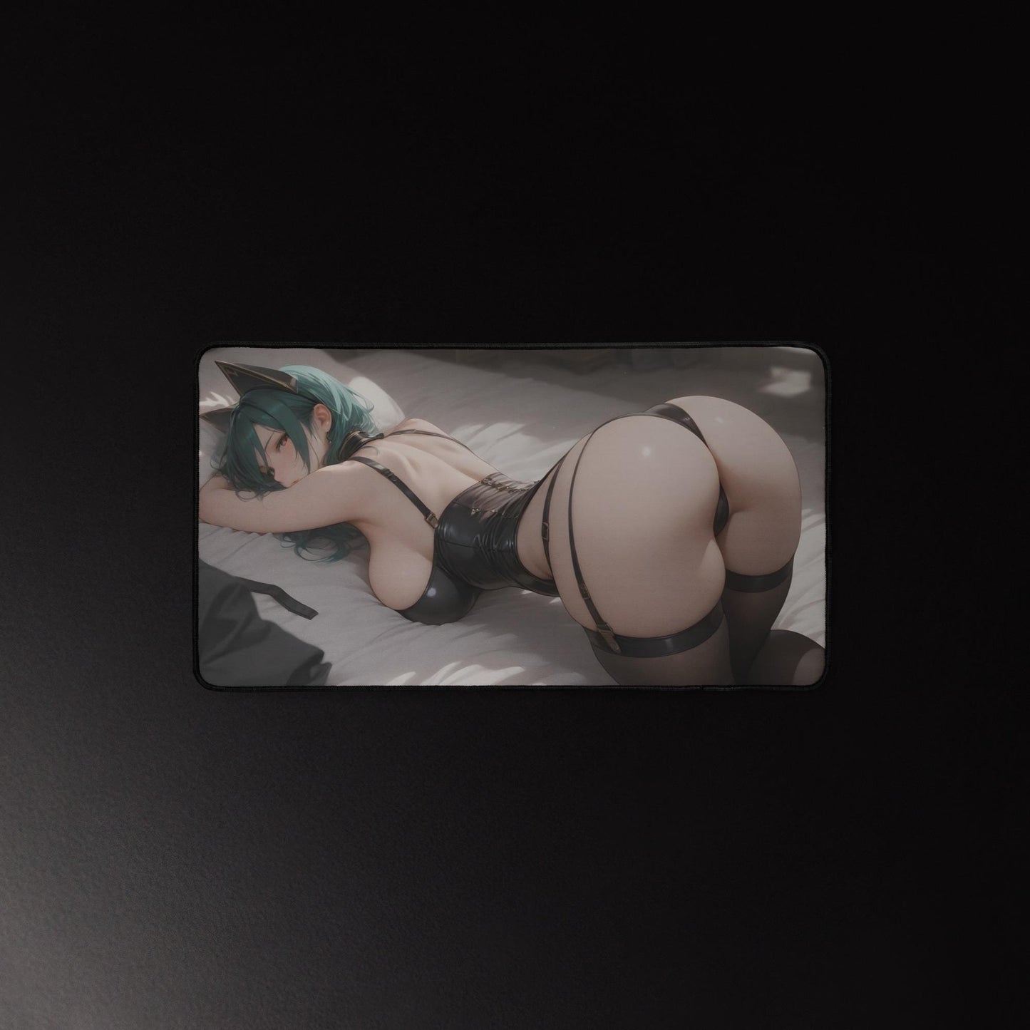 Ecchi Anime Girl, NSFW, Schreibtischunterlage, XXL Mousepad 80 cm x 39,5 cm (16* x 32*)