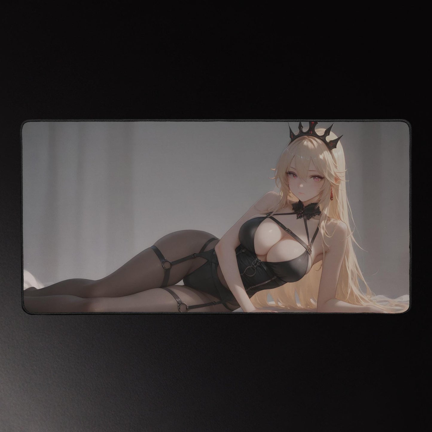 Ecchi Anime Girl, NSFW, Schreibtischunterlage, XXL Mousepad 80 cm x 39,5 cm (16* x 32*)