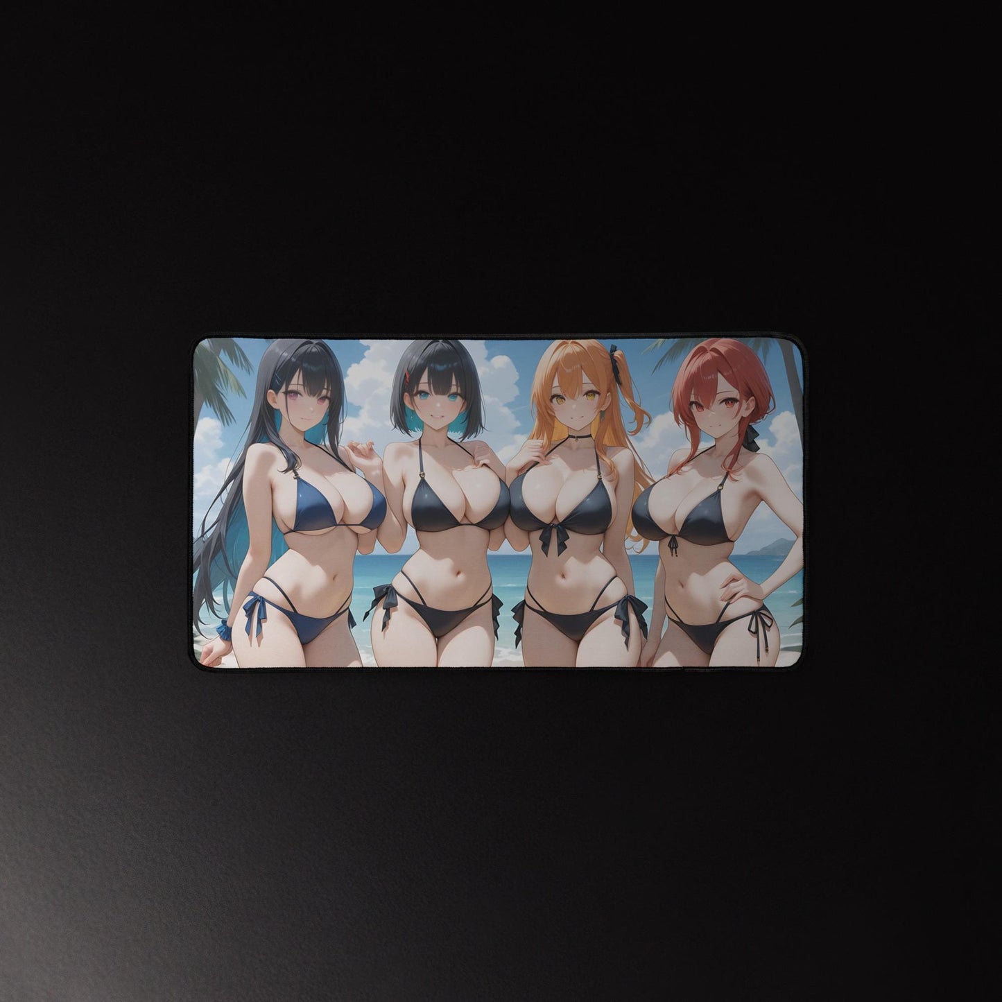 Ecchi Anime Girl, NSFW, Schreibtischunterlage, XXL Mousepad 80 cm x 39,5 cm (16* x 32*)