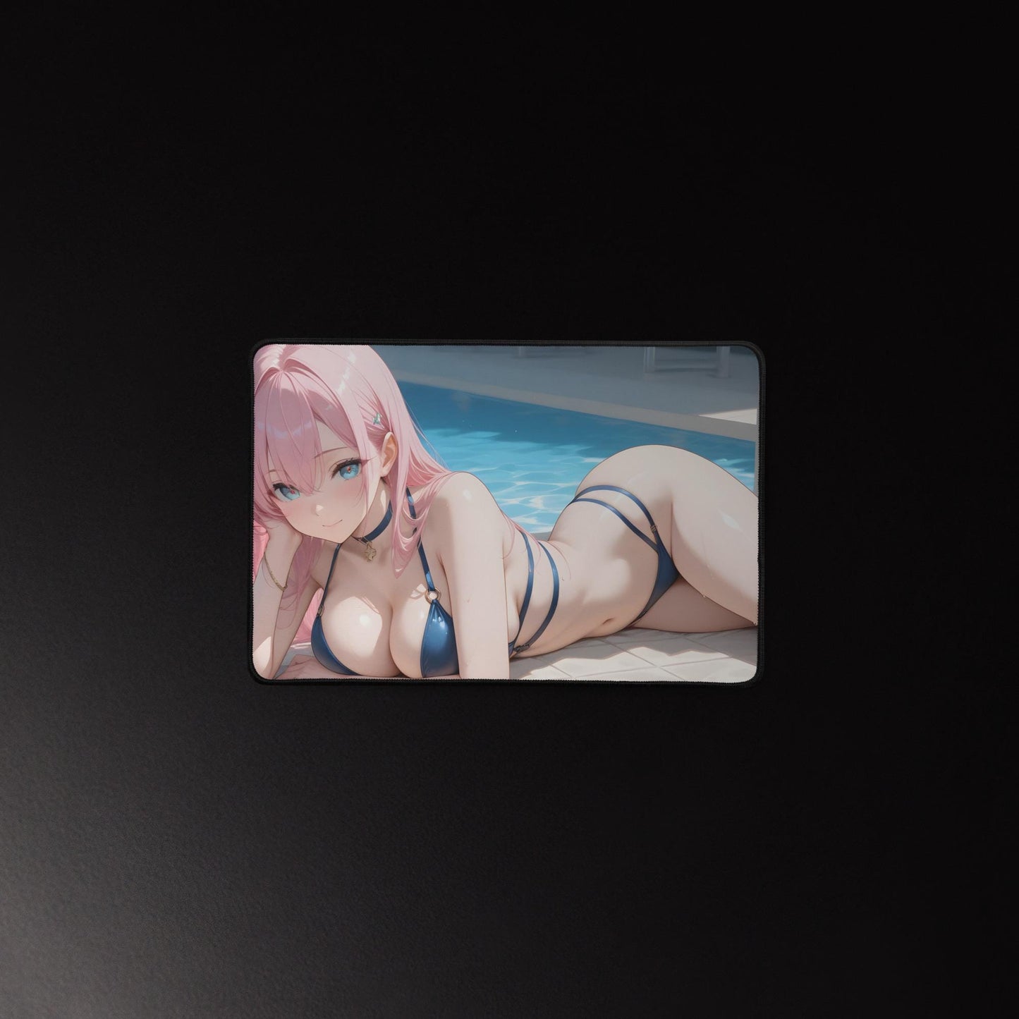 Ecchi Anime Girl, NSFW, Schreibtischunterlage, XXL Mousepad 80 cm x 39,5 cm (16* x 32*)