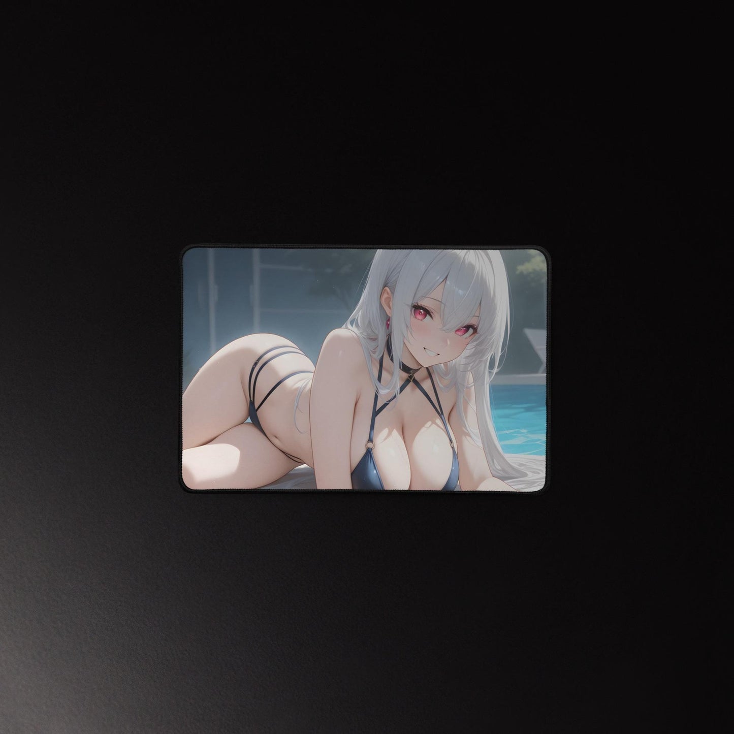 Ecchi Anime Girl, NSFW, Schreibtischunterlage, XXL Mousepad 80 cm x 39,5 cm (16* x 32*)