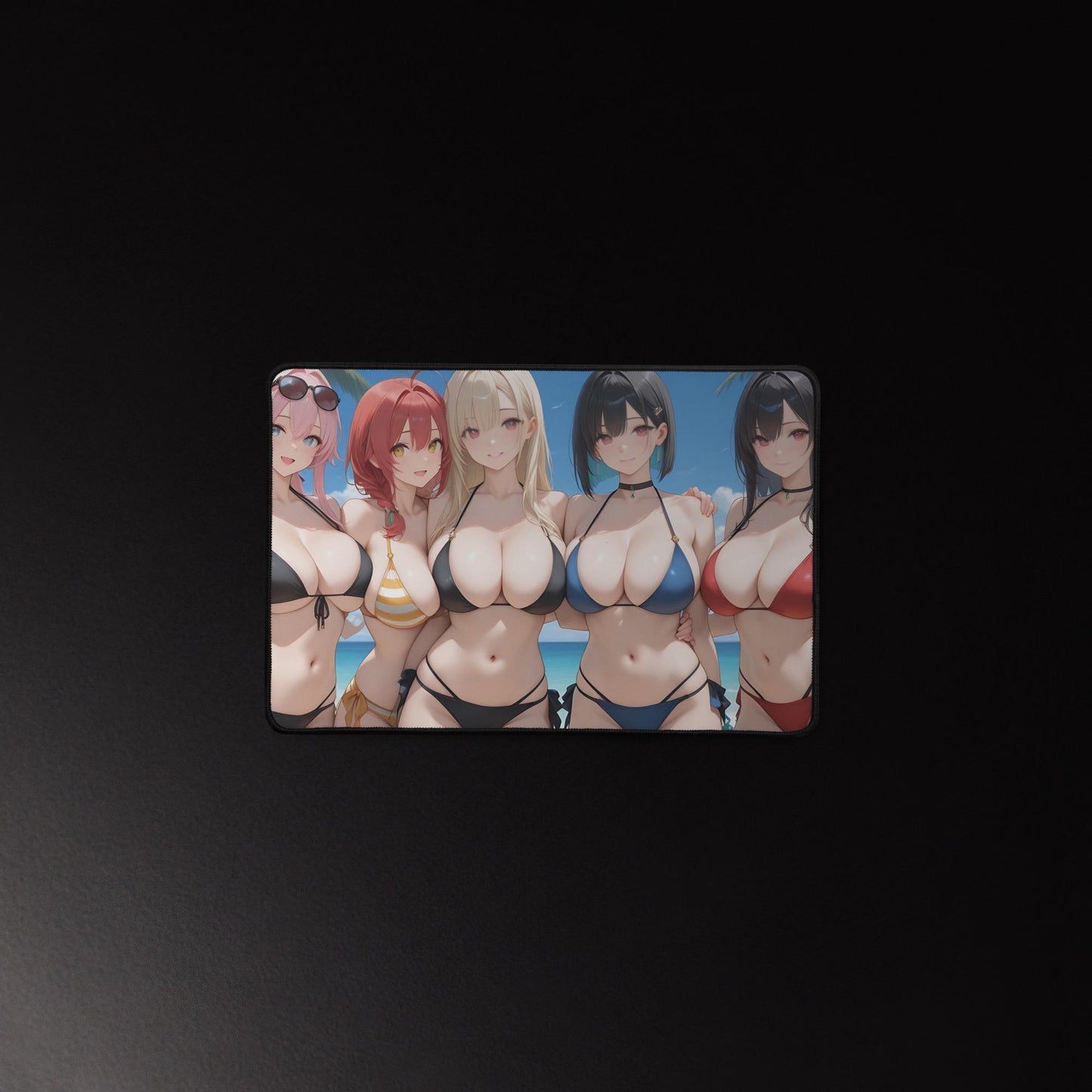 Ecchi Anime Girl, NSFW, Schreibtischunterlage, XXL Mousepad 80 cm x 39,5 cm (16* x 32*)