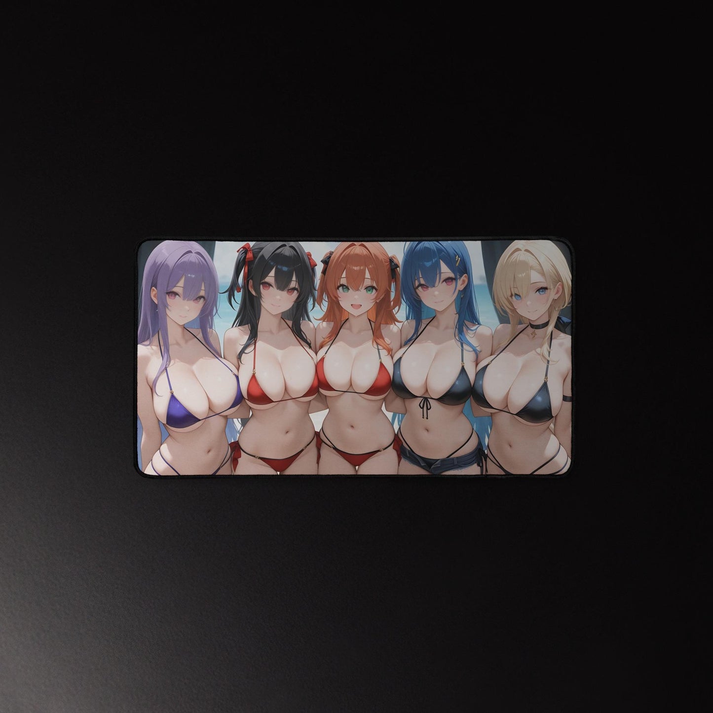 Ecchi Anime Girl, NSFW, Schreibtischunterlage, XXL Mousepad 80 cm x 39,5 cm (16* x 32*)