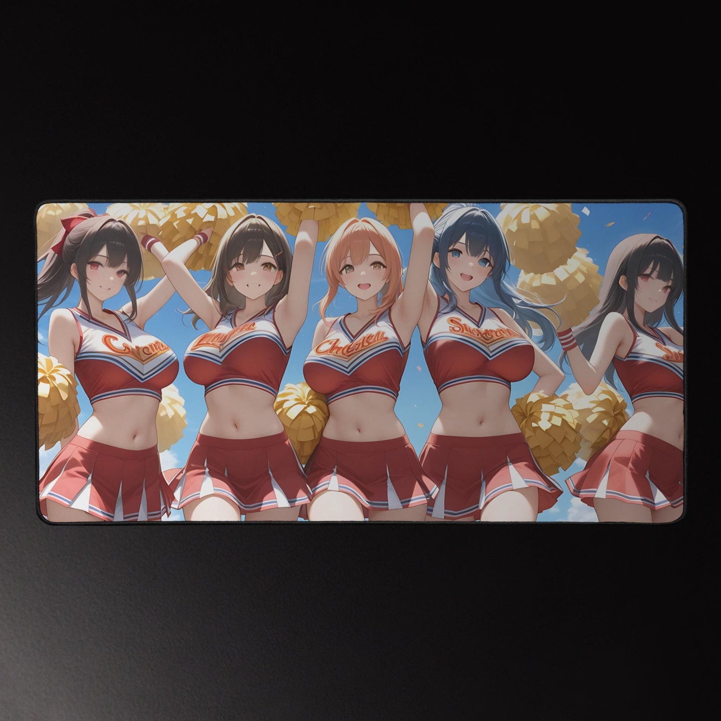 Ecchi Anime Girl, NSFW, Schreibtischunterlage, XXL Mousepad 80 cm x 39,5 cm (16* x 32*)
