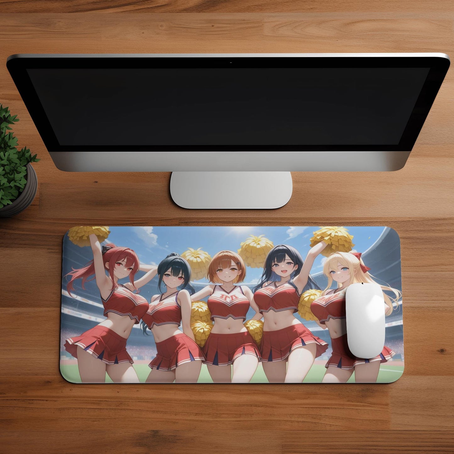 Ecchi Anime Girl, NSFW, Schreibtischunterlage, XXL Mousepad 80 cm x 39,5 cm (16* x 32*)