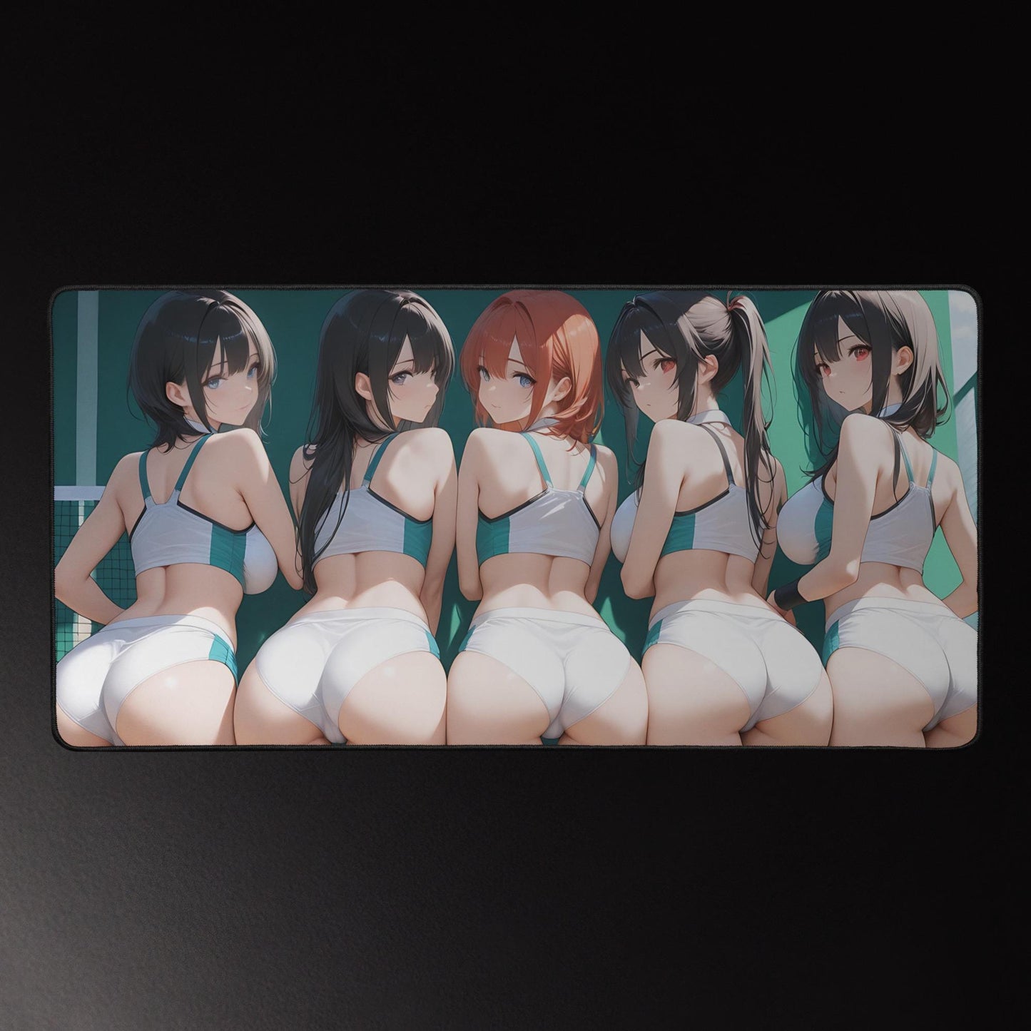 Ecchi Anime Girl, NSFW, Schreibtischunterlage, XXL Mousepad 80 cm x 39,5 cm (16* x 32*)