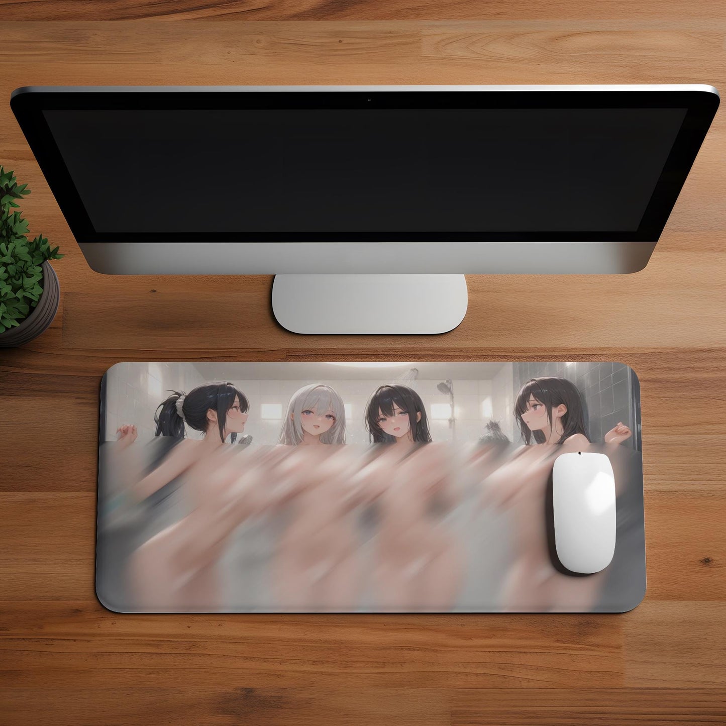 Ecchi Anime Girl, NSFW, Schreibtischunterlage, XXL Mousepad 80 cm x 39,5 cm (16* x 32*)