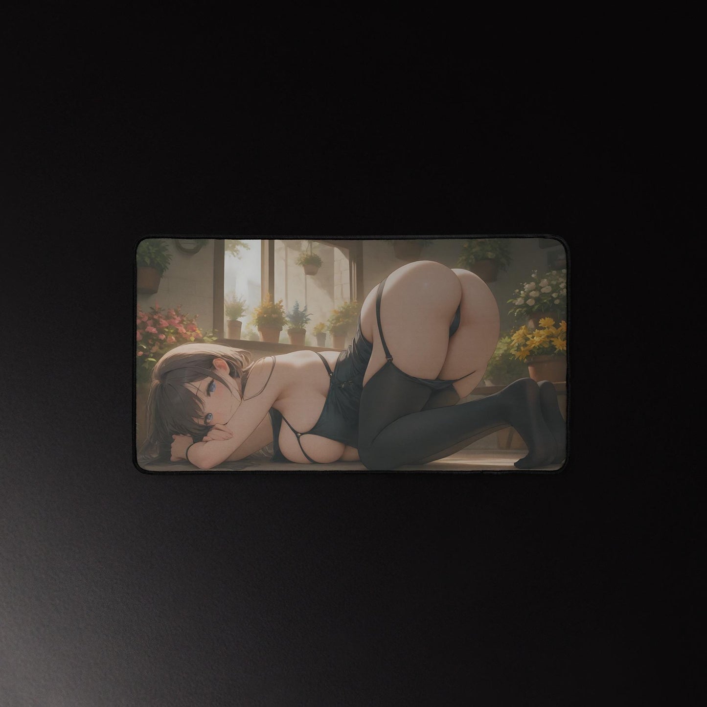 Ecchi Anime Girl, NSFW, Schreibtischunterlage, XXL Mousepad 80 cm x 39,5 cm (16* x 32*)