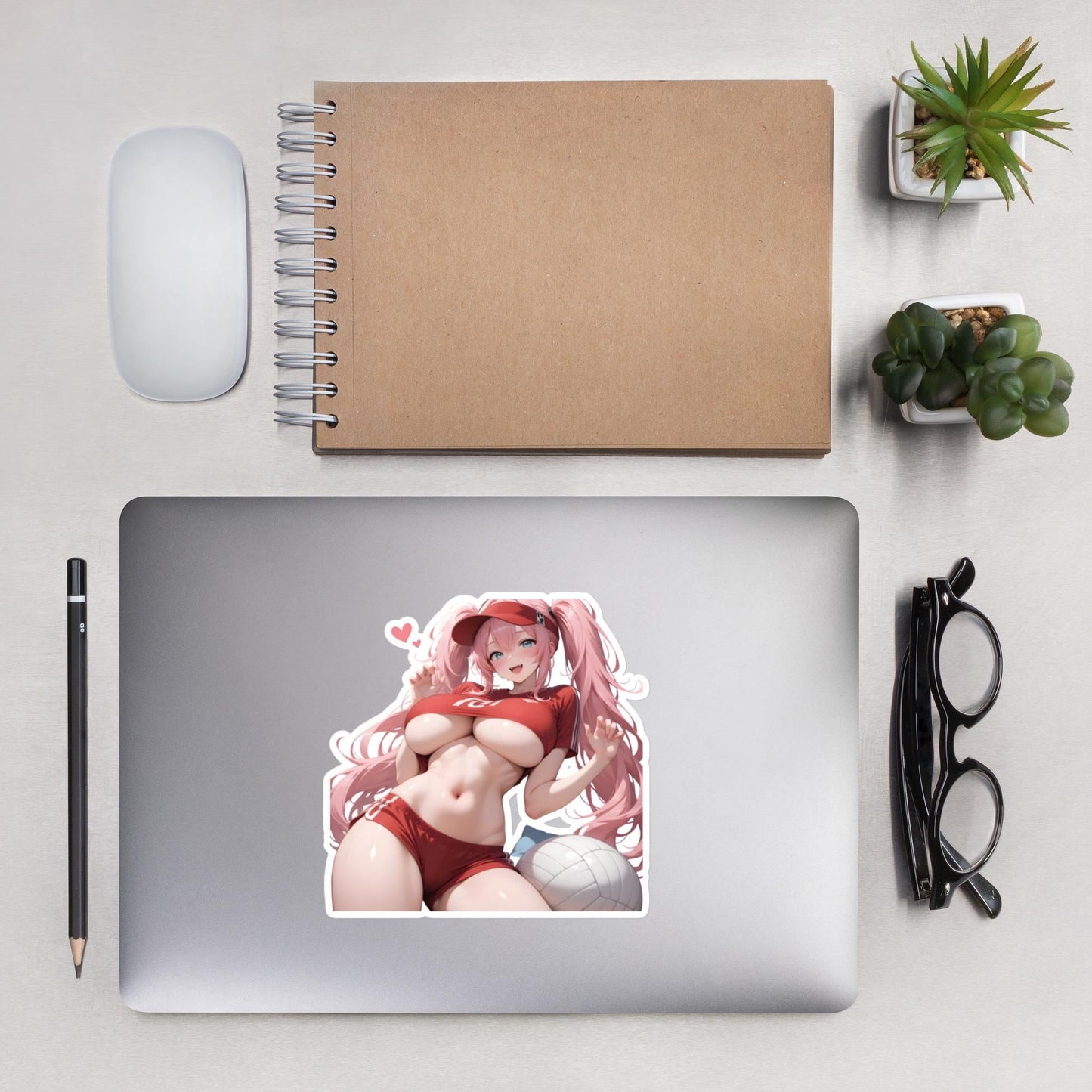 Hentai Aufkleber - NSFW Ecchi Anime Girl, Lewd Waifu Vinyl Aufkleber
