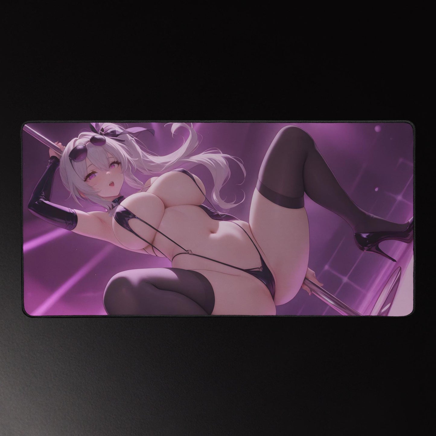 Ecchi Anime Girl, NSFW, Schreibtischunterlage, XXL Mousepad 80 cm x 39,5 cm (16* x 32*)