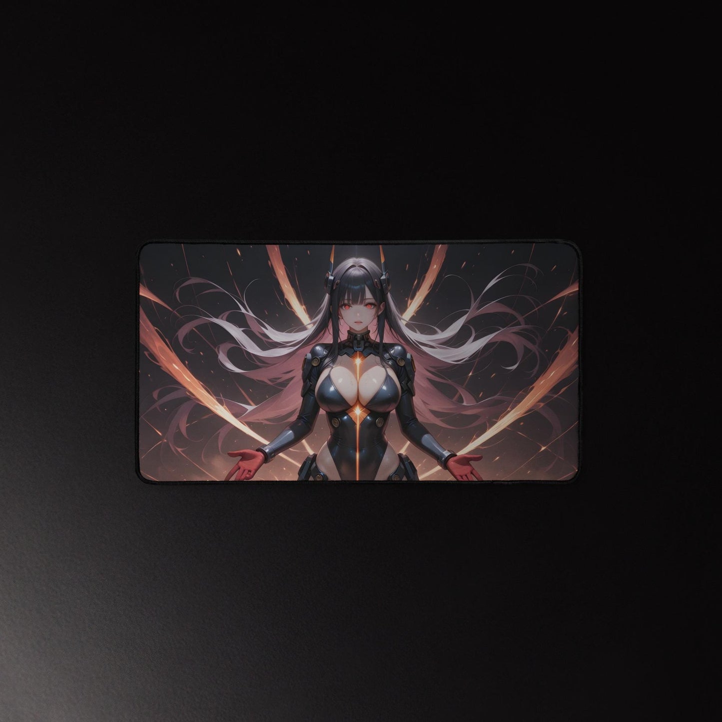 Ecchi Anime Girl, NSFW, Schreibtischunterlage, XXL Mousepad 80 cm x 39,5 cm (16* x 32*)