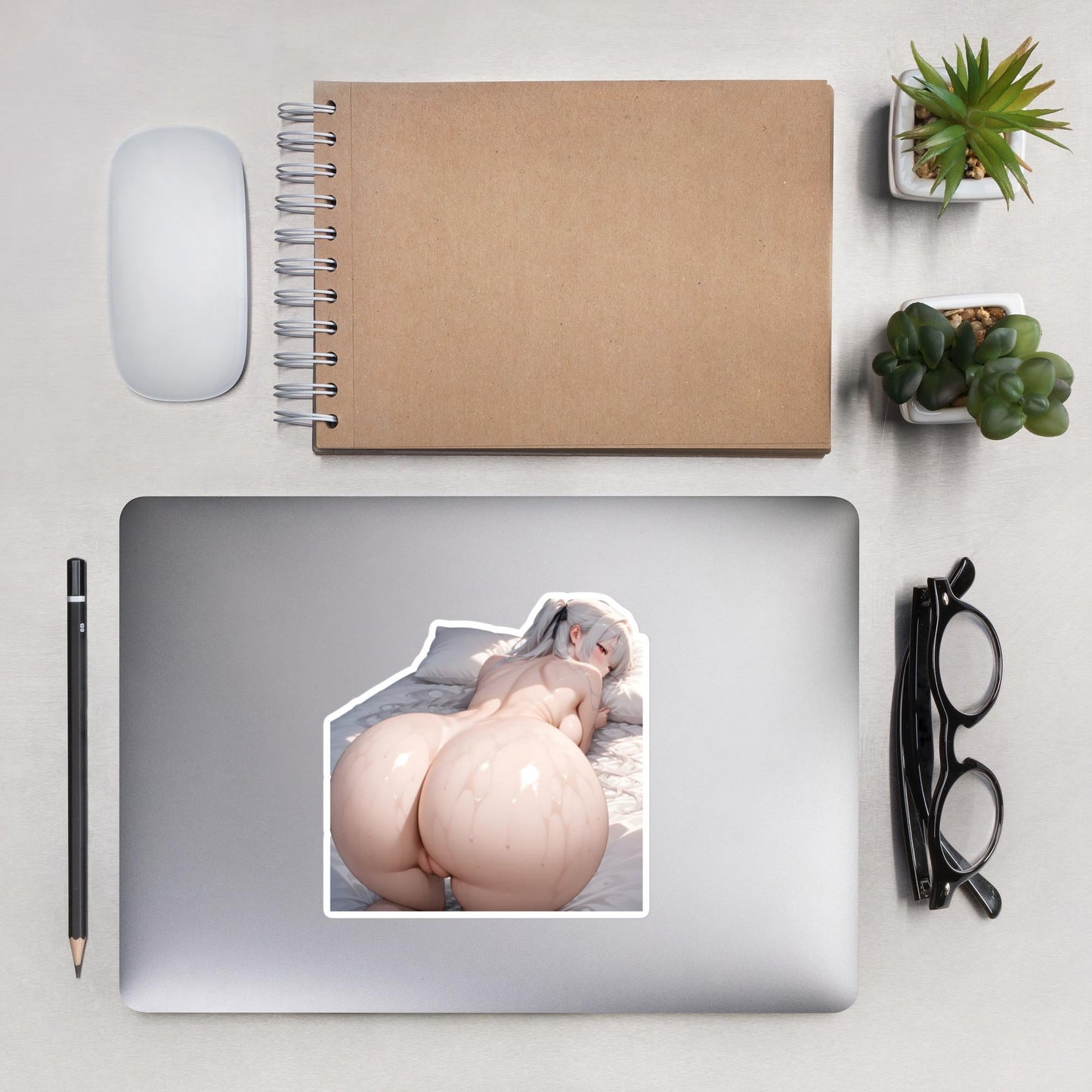 Hentai Aufkleber - NSFW Ecchi Anime Girl, Lewd Waifu Vinyl Aufkleber