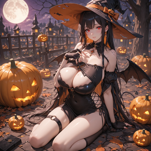 Limited Ecchi Halloween Sticker