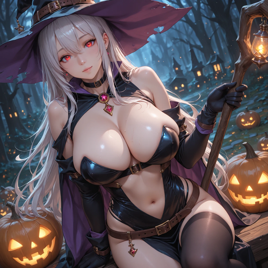 Limited Ecchi Halloween Sticker
