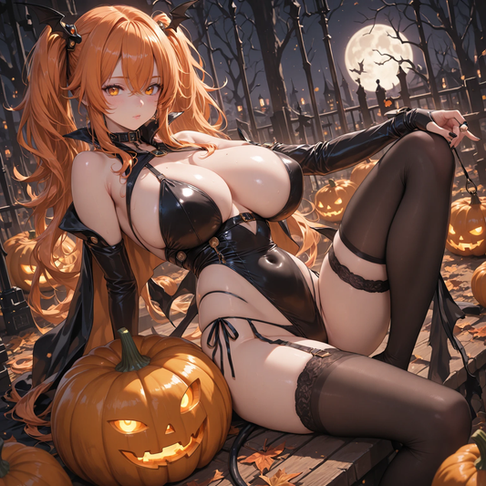 Limited Ecchi Halloween Sticker