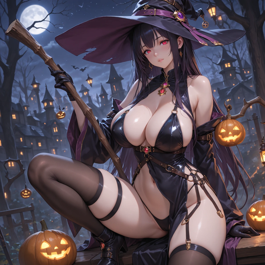 Limited Ecchi Halloween Sticker