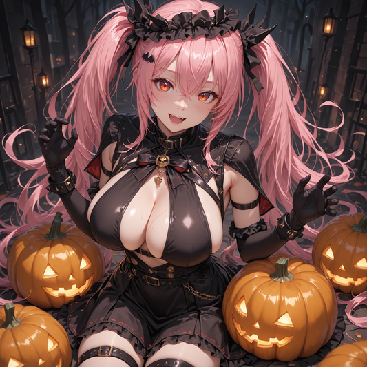 Limited Ecchi Halloween Sticker