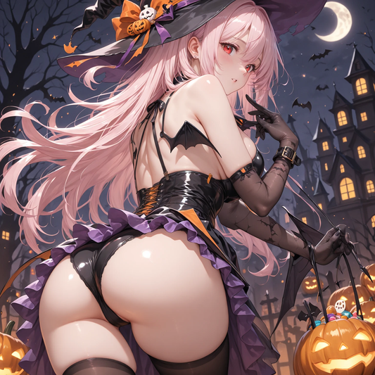 Limited Ecchi Halloween Sticker
