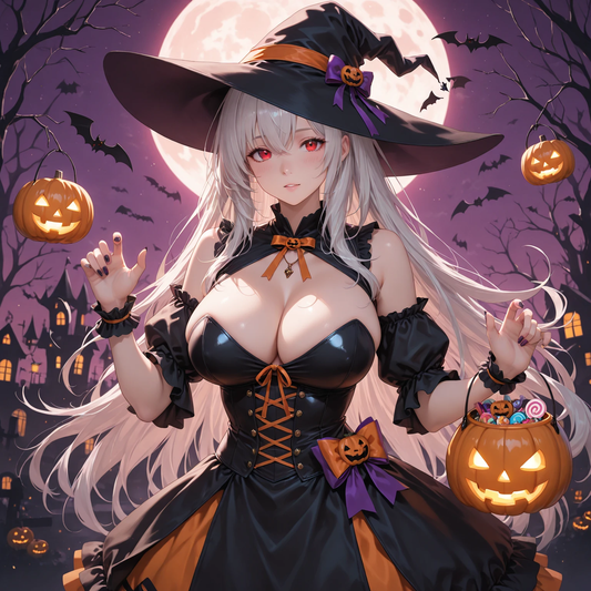 Limited Ecchi Halloween Sticker