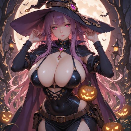 Limited Ecchi Halloween Sticker