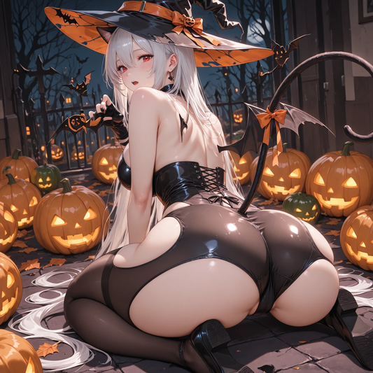 Limited Ecchi Halloween Sticker
