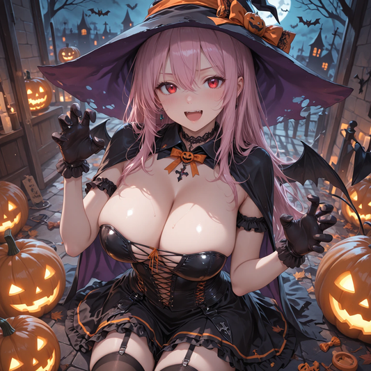 Limited Ecchi Halloween Sticker