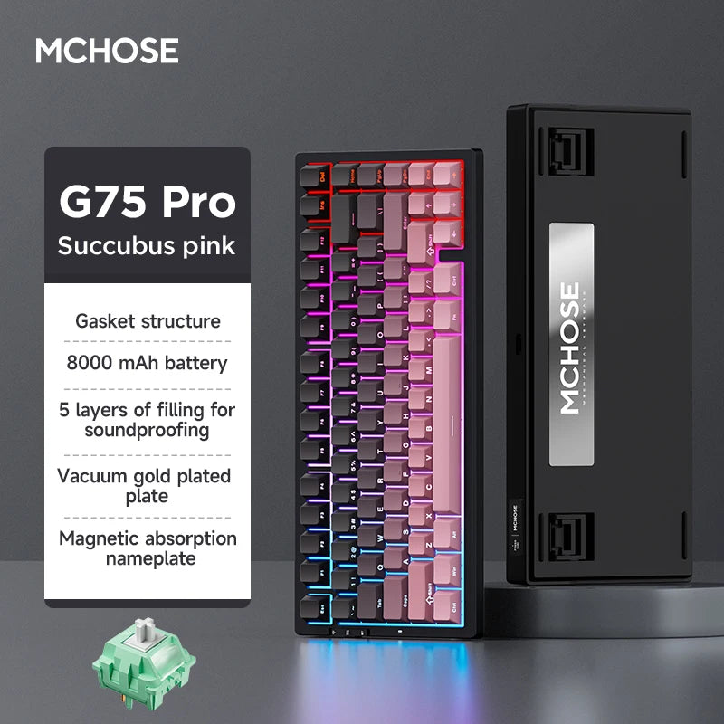 MCHOSE G75 Pro Wireless Mechanical Keyboard 75%