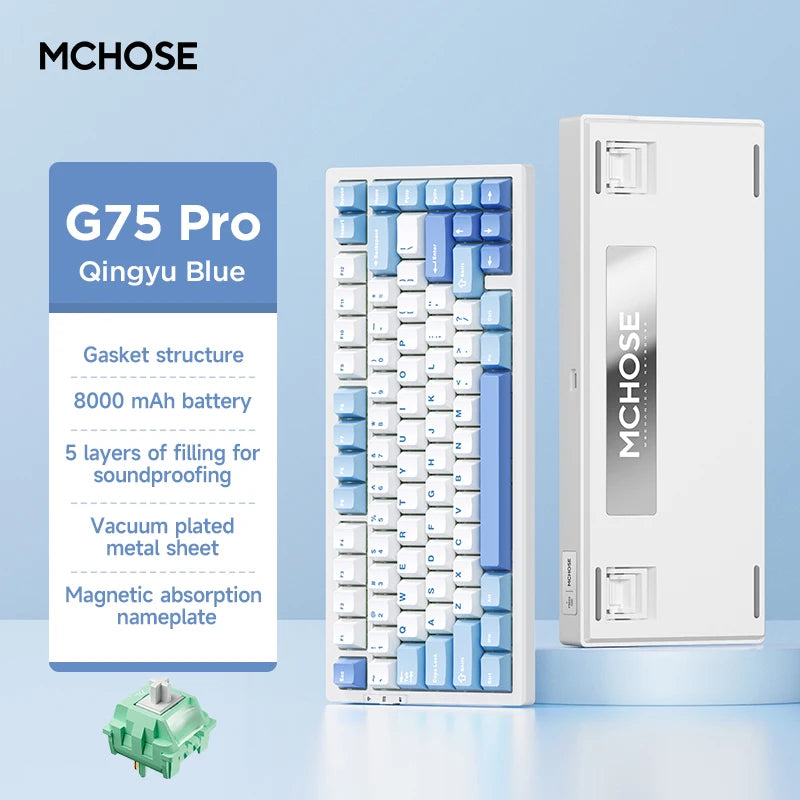 MCHOSE G75 Pro Wireless Mechanical Keyboard 75%