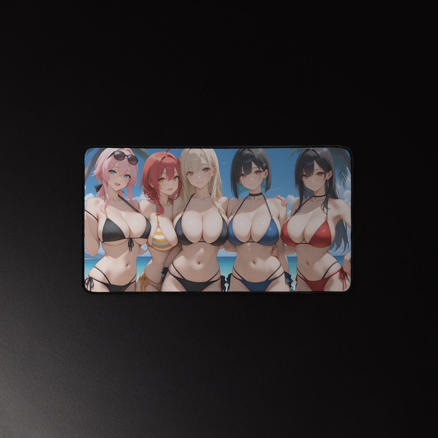 Ecchi Anime Girl, NSFW, Schreibtischunterlage, XXL Mousepad 80 cm x 39,5 cm (16* x 32*)