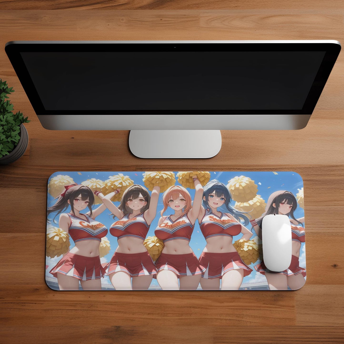 Ecchi Anime Girl, NSFW, Schreibtischunterlage, XXL Mousepad 80 cm x 39,5 cm (16* x 32*)