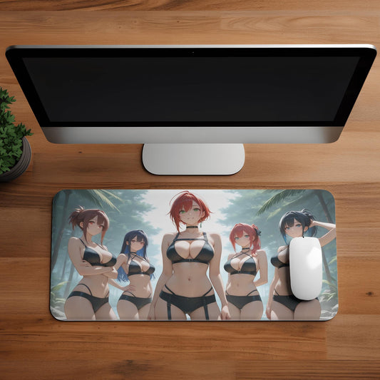Ecchi Anime Girl, NSFW, Schreibtischunterlage, XXL Mousepad 80 cm x 39,5 cm (16* x 32*)