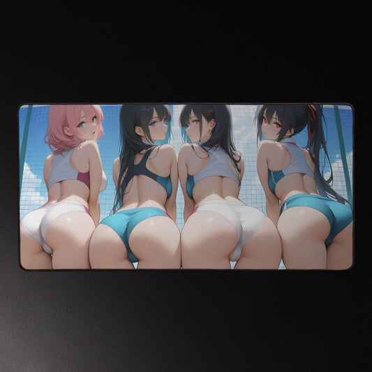 Ecchi Anime Girl, NSFW, Schreibtischunterlage, XXL Mousepad 80 cm x 39,5 cm (16* x 32*)