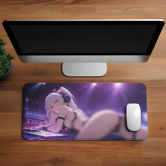 Ecchi Anime Girl, NSFW, Schreibtischunterlage, XXL Mousepad 80 cm x 39,5 cm (16* x 32*)