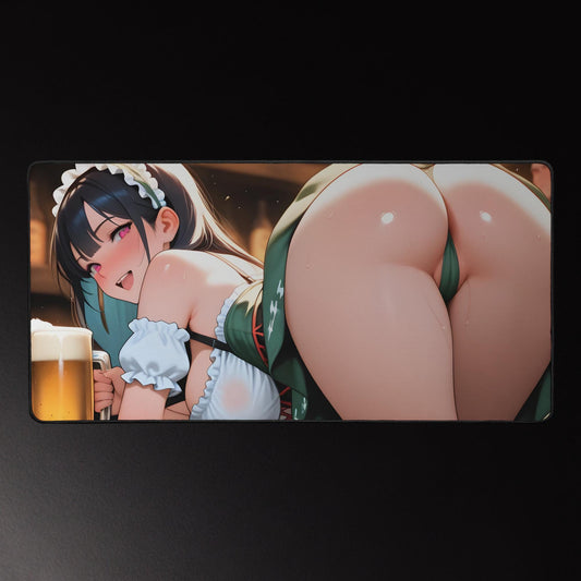 Ecchi Anime Girl, NSFW, Schreibtischunterlage, XXL Mousepad 80 cm x 39,5 cm (16* x 32*)