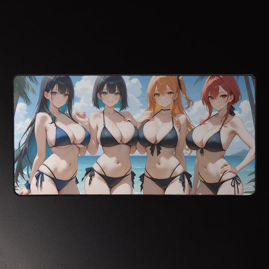 Ecchi Anime Girl, NSFW, Schreibtischunterlage, XXL Mousepad 80 cm x 39,5 cm (16* x 32*)