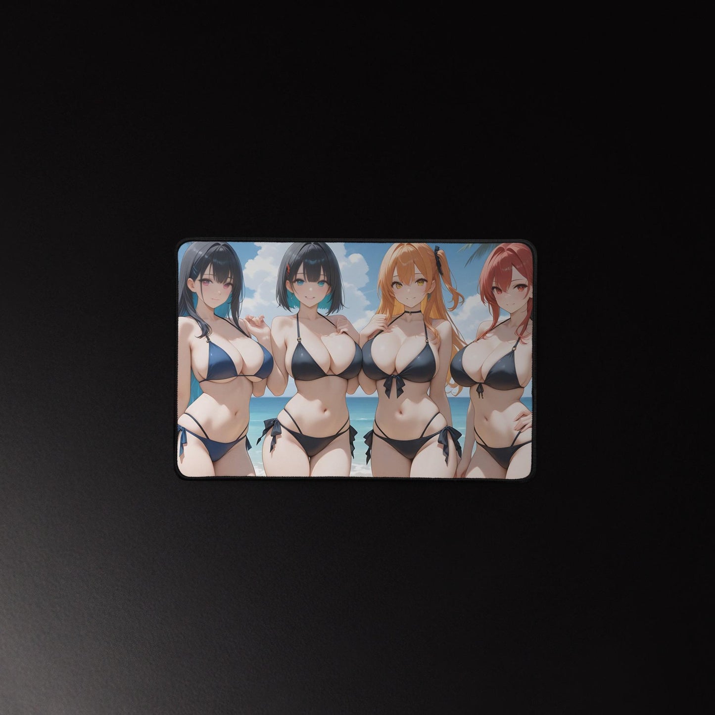 Ecchi Anime Girl, NSFW, Schreibtischunterlage, XXL Mousepad 80 cm x 39,5 cm (16* x 32*)