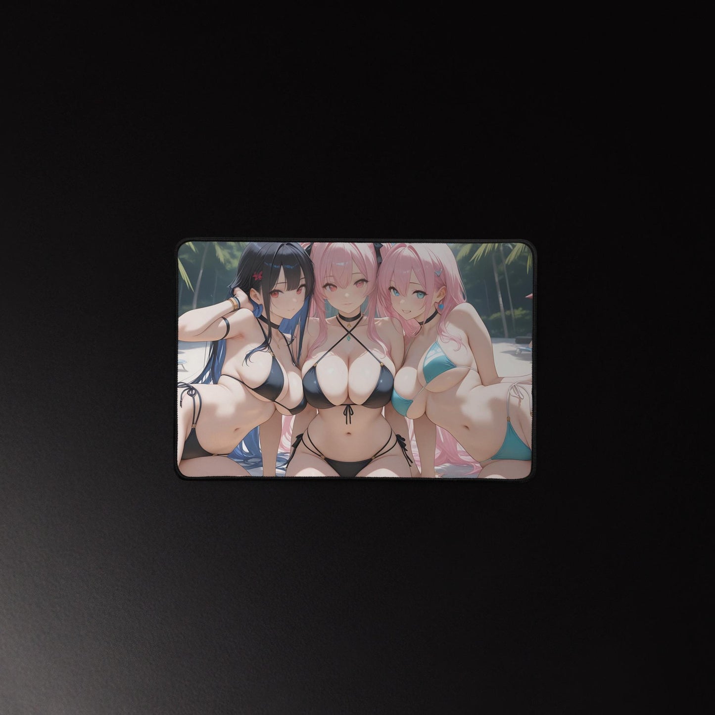 Ecchi Anime Girl, NSFW, Schreibtischunterlage, XXL Mousepad 80 cm x 39,5 cm (16* x 32*)