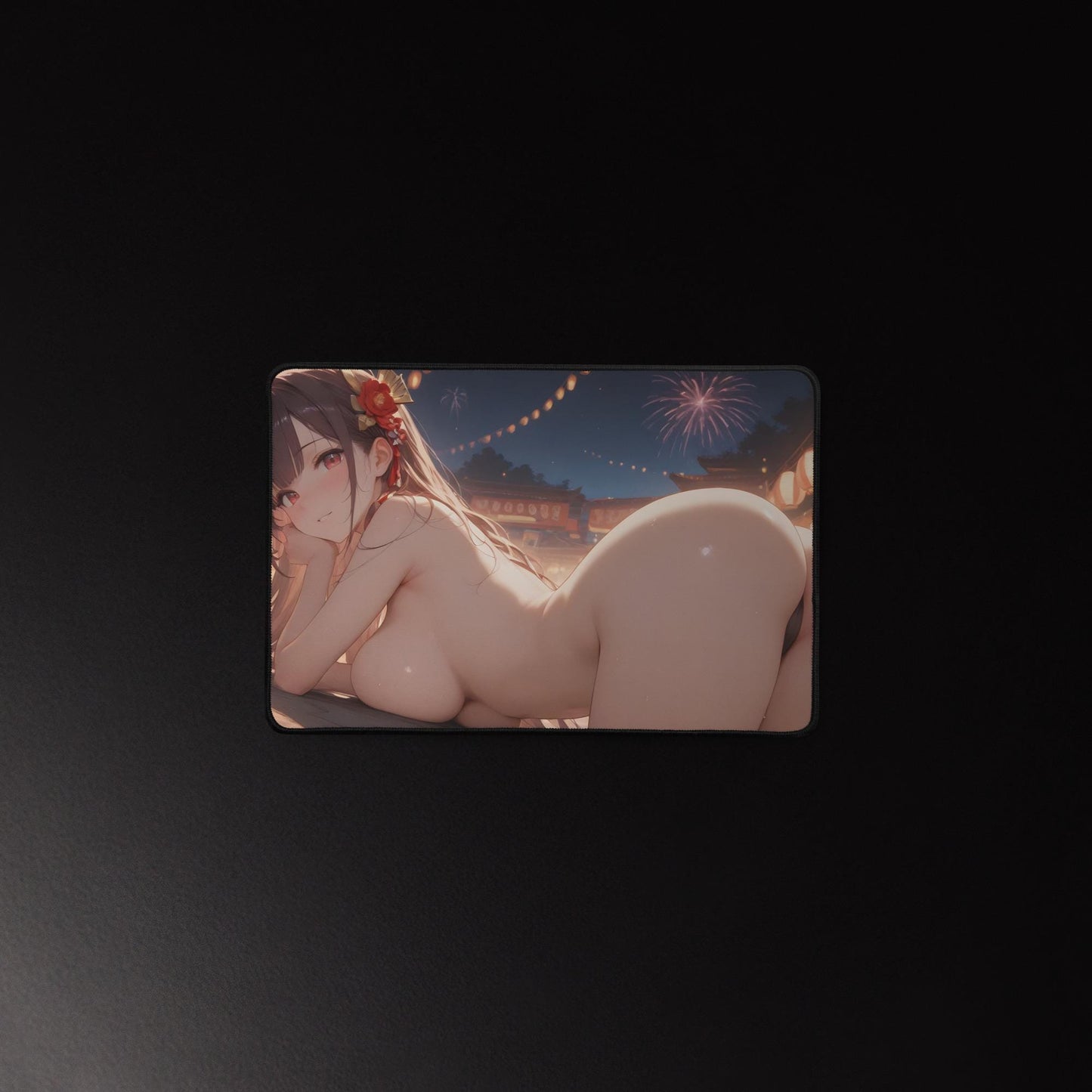 Ecchi Anime Girl, NSFW, Schreibtischunterlage, XXL Mousepad 80 cm x 39,5 cm (16* x 32*)