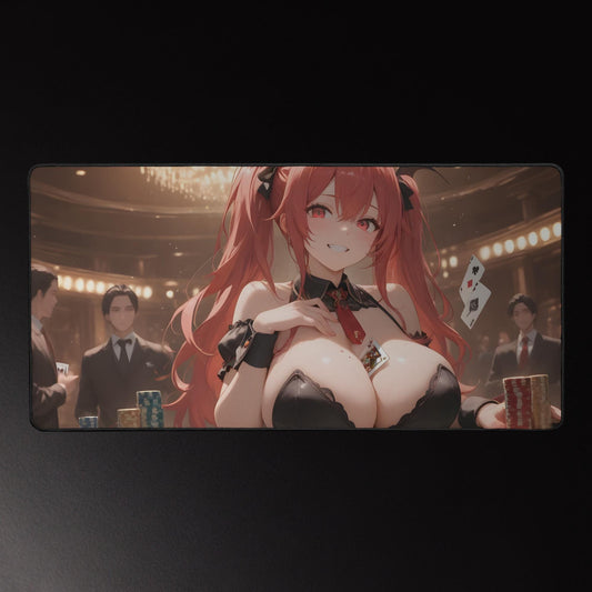 Ecchi Anime Girl, NSFW, Schreibtischunterlage, XXL Mousepad 80 cm x 39,5 cm (16* x 32*)