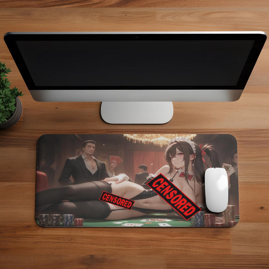 Ecchi Anime Girl, NSFW, Schreibtischunterlage, XXL Mousepad 80 cm x 39,5 cm (16* x 32*)