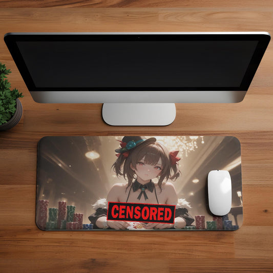 Ecchi Anime Girl, NSFW, Schreibtischunterlage, XXL Mousepad 80 cm x 39,5 cm (16* x 32*)