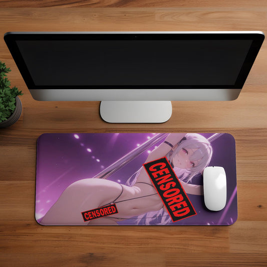 Ecchi Anime Girl, NSFW, Schreibtischunterlage, XXL Mousepad 80 cm x 39,5 cm (16* x 32*)