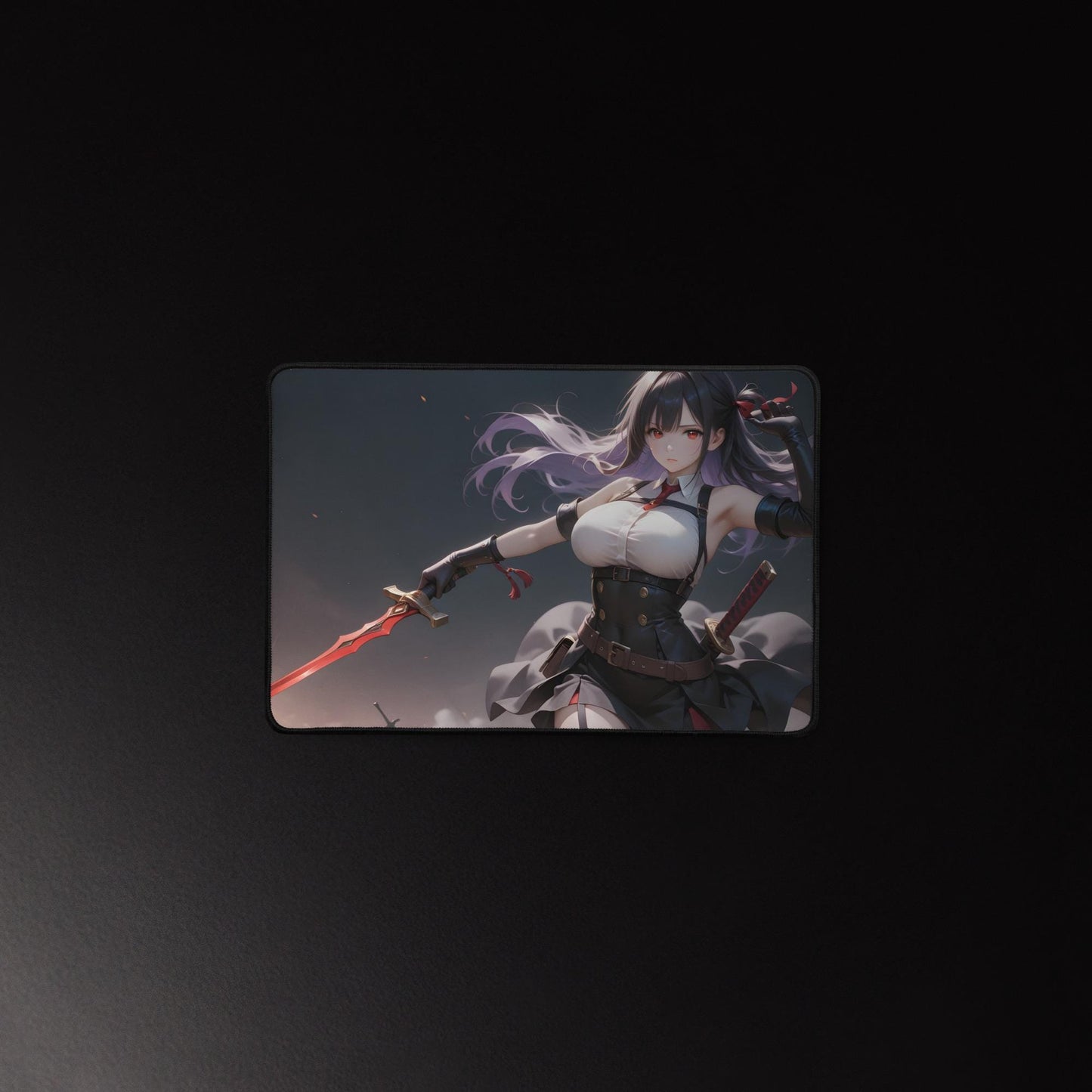 Ecchi Anime Girl, NSFW, Schreibtischunterlage, XXL Mousepad 80 cm x 39,5 cm (16* x 32*)