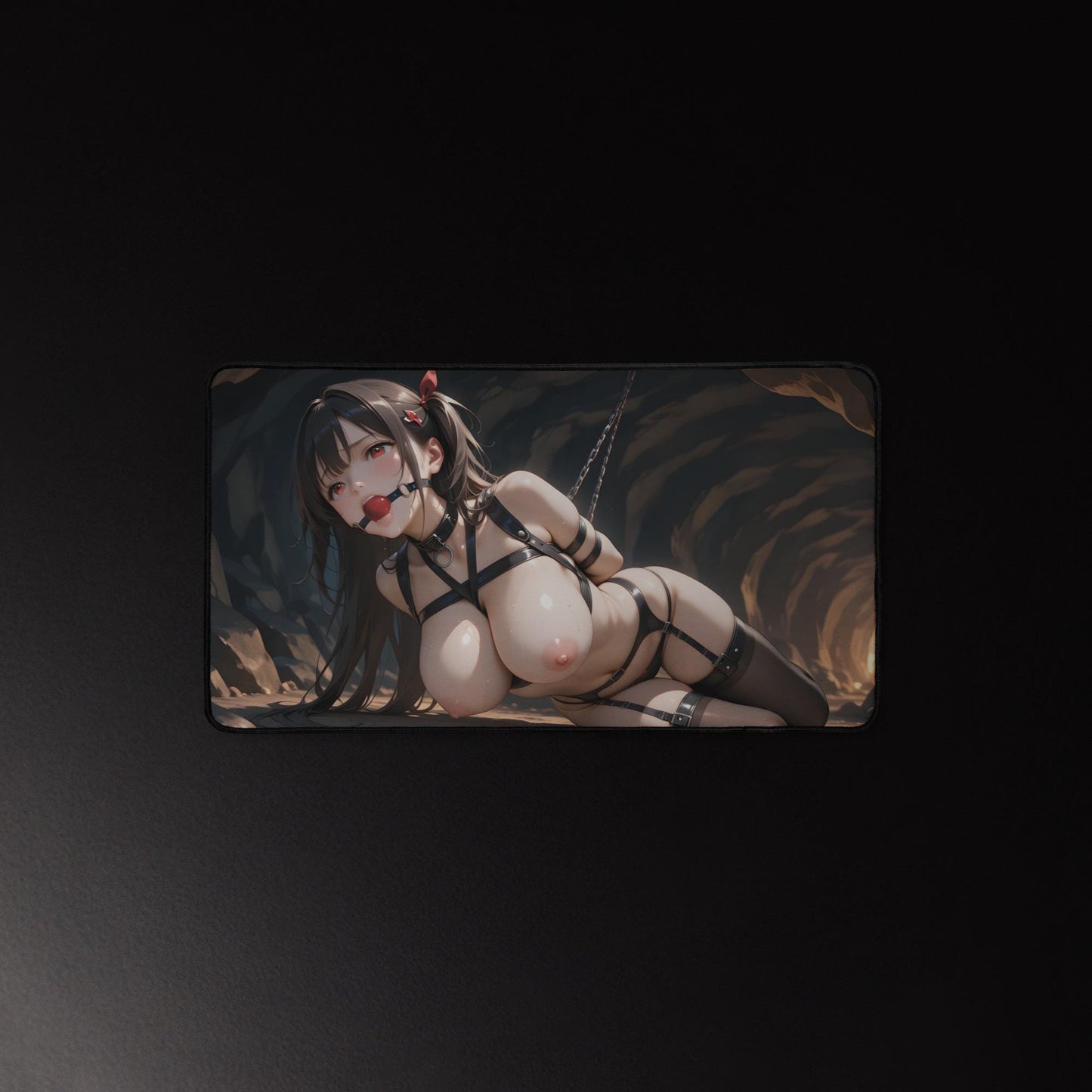 Ecchi Anime Girl, NSFW, Schreibtischunterlage, XXL Mousepad 80 cm x 39,5 cm (16* x 32*)