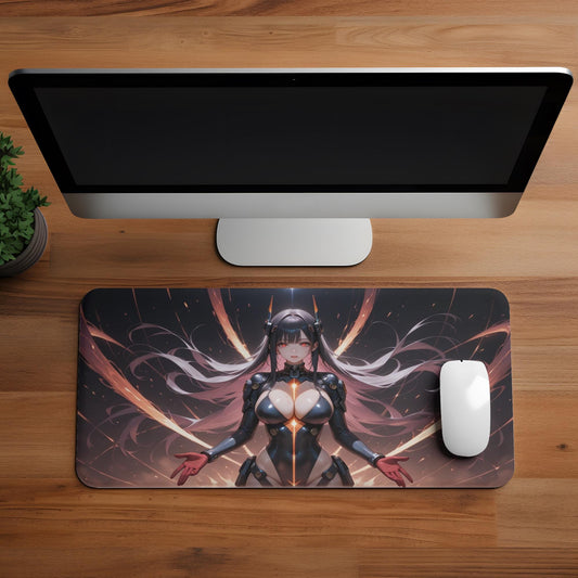 Ecchi Anime Girl, NSFW, Schreibtischunterlage, XXL Mousepad 80 cm x 39,5 cm (16* x 32*)