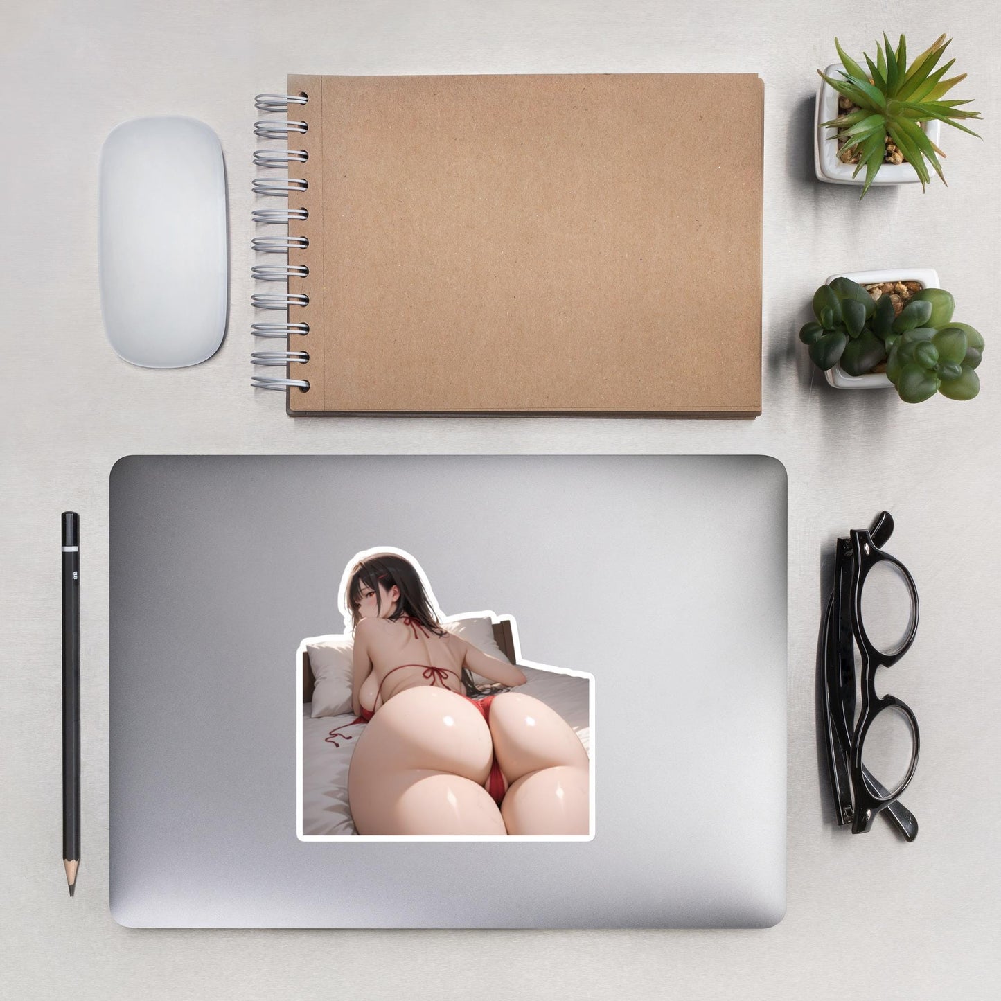 Hentai Aufkleber - NSFW Ecchi Anime Girl, Lewd Waifu Vinyl Aufkleber