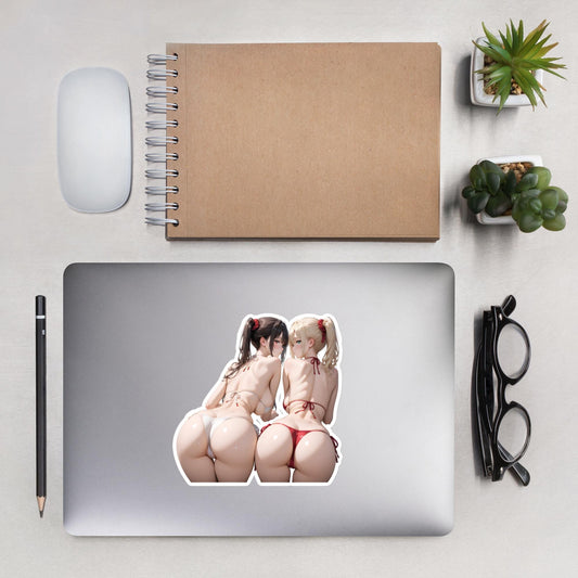 Hentai Aufkleber - NSFW Ecchi Anime Girl, Lewd Waifu Vinyl Aufkleber