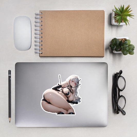 Hentai Aufkleber - NSFW Ecchi Anime Girl, Lewd Waifu Vinyl Aufkleber