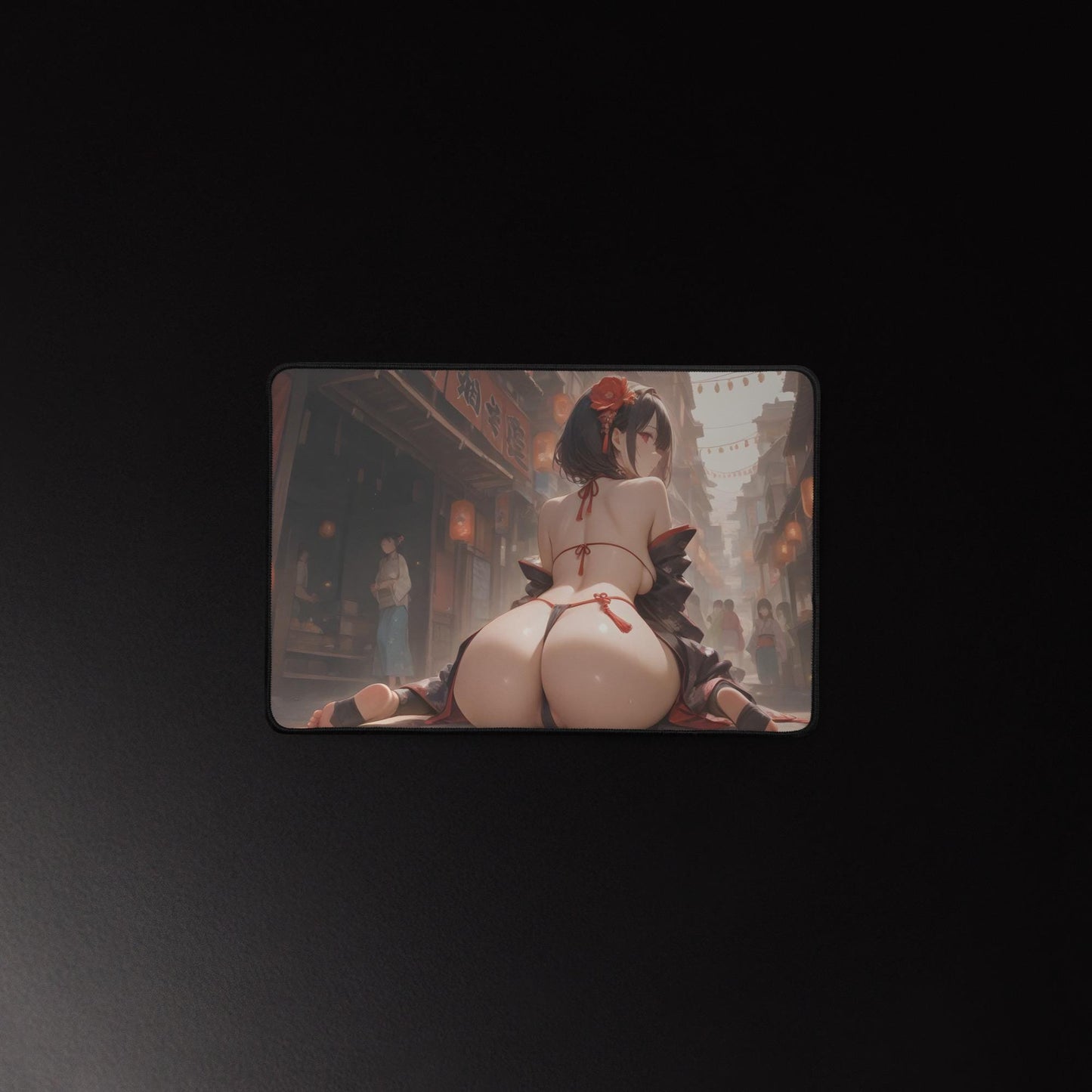 Ecchi Anime Girl, NSFW, Schreibtischunterlage, XXL Mousepad 80 cm x 39,5 cm (16* x 32*)